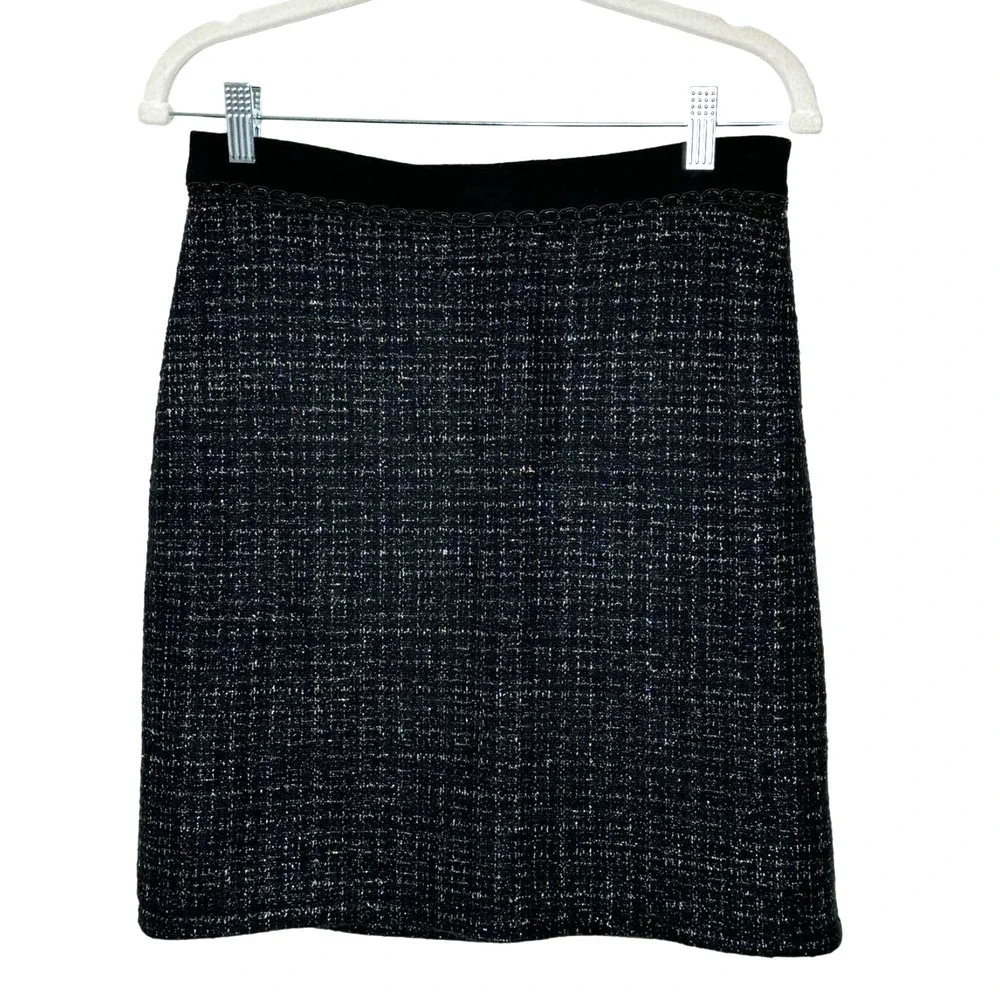 Tory Burch shimmer knit mini skirt